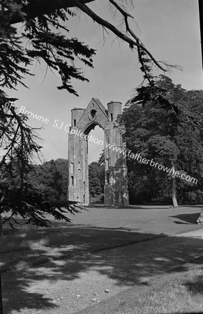 ABBEY FROM S.W. CORNER OF CLOISTER